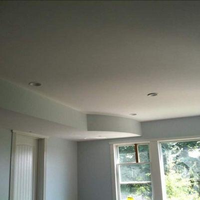 This is a soffit that was designed, built, hung and finished by me.