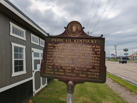 Paducah - McCracken County Historical Marker