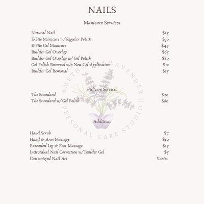 Foot & Nail Care Services