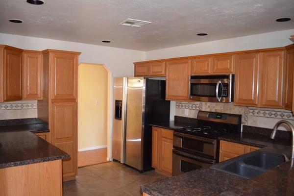 Stunning, clean kitchen at our Sober Living San Diego home