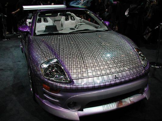 Pro Comp Custom painted this famous Eclipse for the movie 2 Fast 2 Furious.