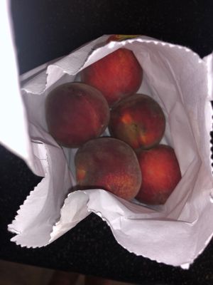 peach bag