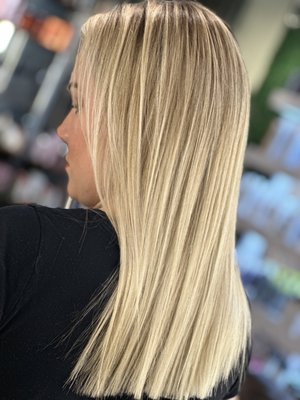 Balayage and cut by Wesley Dews