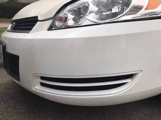 This is the incorrect bumper these idiots installed & thought I wouldn't realize(2/2)