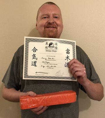 Orange belt!