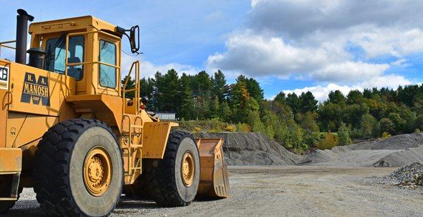 One of our open-surface mines.  Walker Pit in Eden, VT.