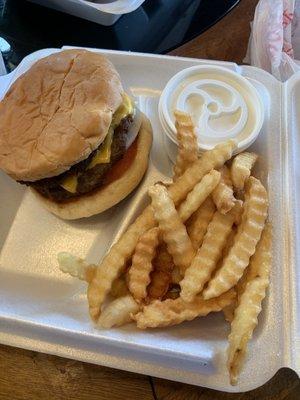 Cheese burger box