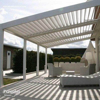 Pergolas, Louvered Roof Systems, Porches, Carports, Gazebos, and Patio Covers www.miamipergolas.com