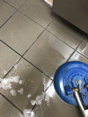 Tile and grout cleaning