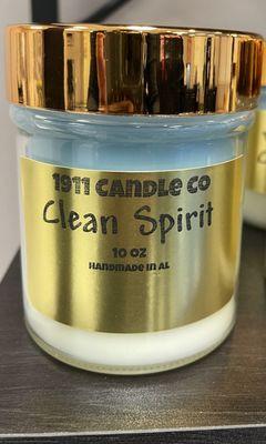 1911 Candle Company's "Clean Spirit." Come in to shop or place your order today!