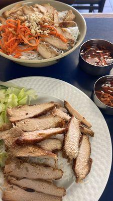 Chargrilled Chicken Vermicelli Bowl Chargrilled Chicken Rice Platter