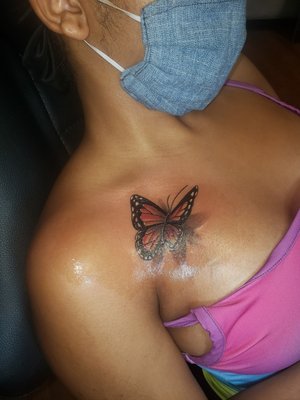 Butterfly shoulder