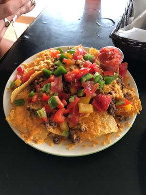 Beef nachos