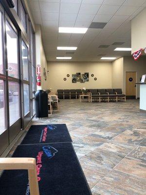 Waiting area of Colton Urgent Care