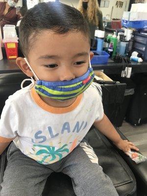 Yolanda did a great cut for my son