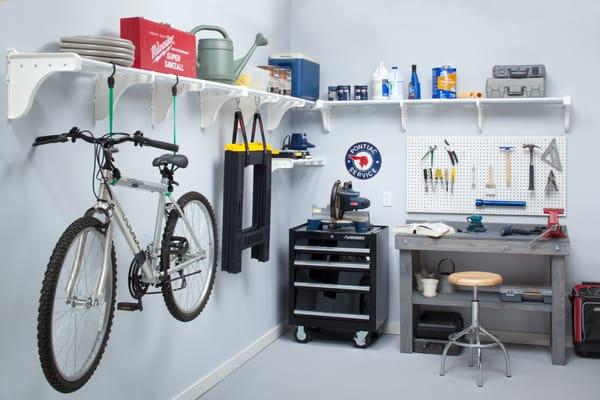 EZ SHELF garage organizers