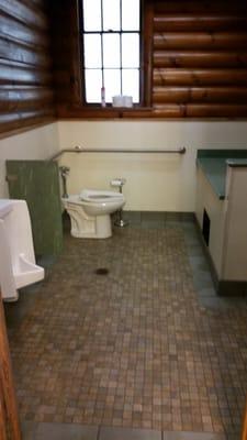 Bathroom in cabin.