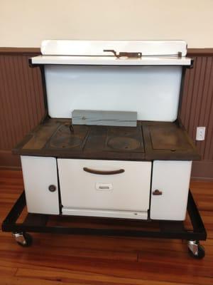 This kitchen wood stove was donated to the museum-it is from the early 1900s.