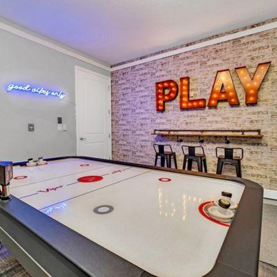 Interior painting game room