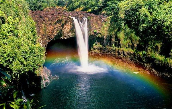 Hawaii Rainbow Falls