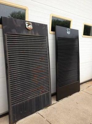 Before & After - Diesel generator panels.