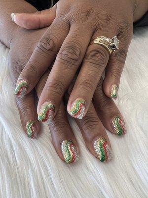 Christmas nail design