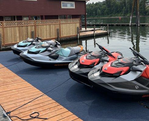 Some of the newest Sea Doo's on the market!