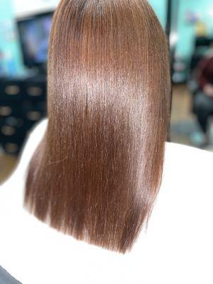 Keratin Treatment & Color