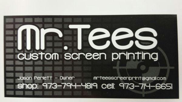 Mr. Tees Promotional Items