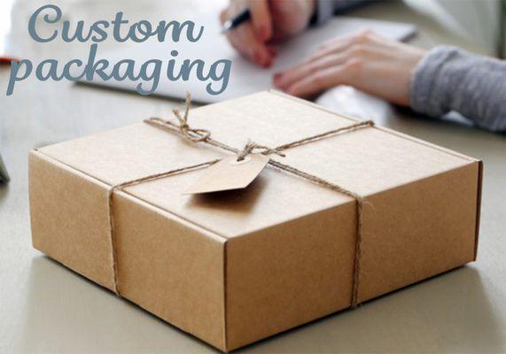 Custom packaging to fit your product needs.