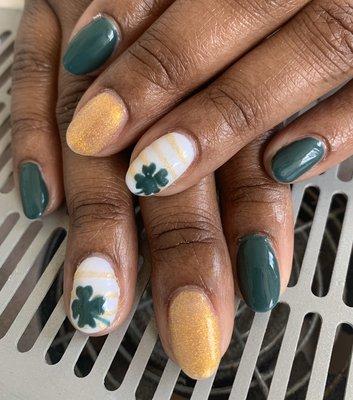 St. Patrick's Say nail art