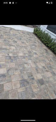 12x6 paver patio made by me