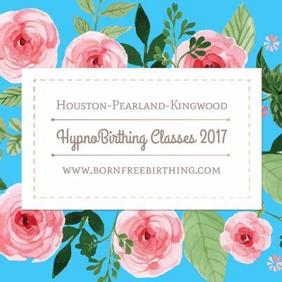 HypnoBirthing class schedule for the first half of 2017 has been set! Classes in 3 locations. Sign up today! www.bornfreebirthing.com