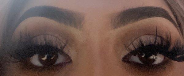 My beautiful customized eyelash extensions!