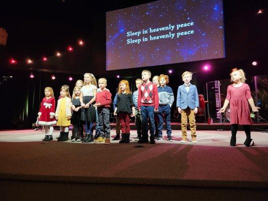 Community Kids choir practices during Foundations hour at 10am twice a month.