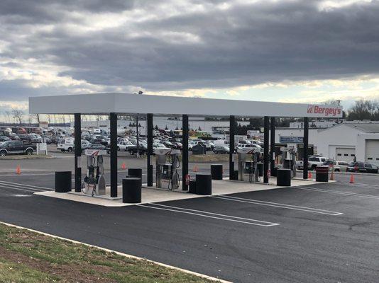 Bergey's all-new Fuel Center truck island