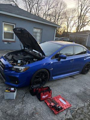 New battery on this 2020 WRX