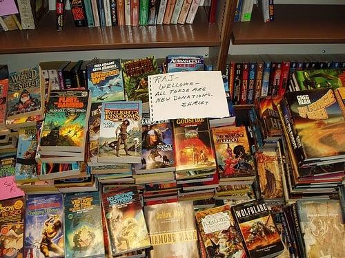 Beam me up Scotty - all these are new science fiction and fantasy donations!