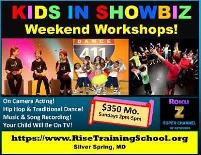 WEEKEND WORKSHOPS - KIDS IN SHOWBIZ!