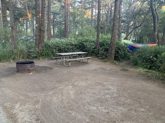 Our campsite, B047