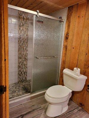 Shower install