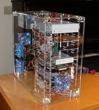 Clear Computer Build that We did for a customer.