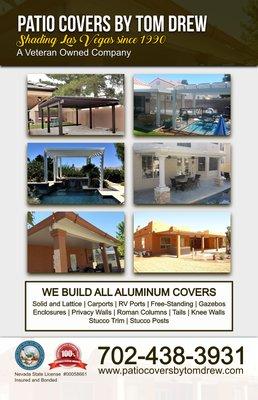 flyer design and flyer distribution las vegas - Tom's Patios