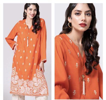 Khaadi embroidery classic Kurta