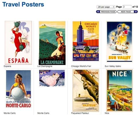 Travel Vintage Posters Prints