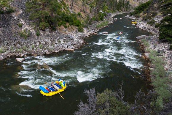 Sawyer Oars on Idaho's Middle Fork of the Salmon River