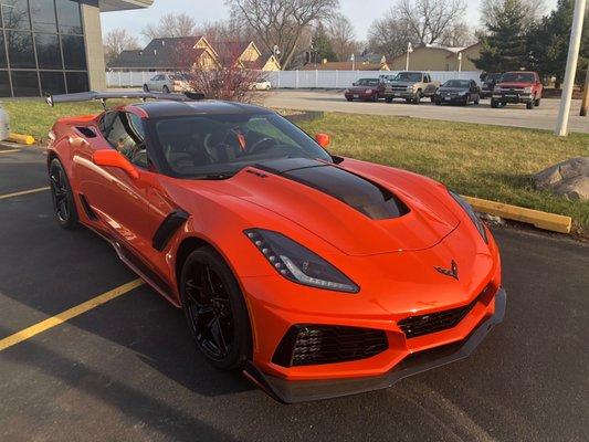 Stunning Corvette protected with Paint Protection Film (PPF)