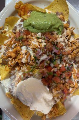 This is the loaded nachos.