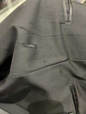 Another hole in back of pants