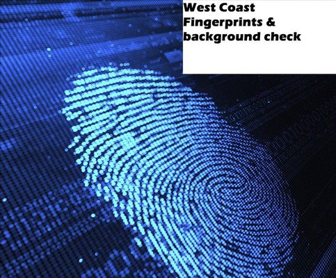 Westcoast Fingerprints and Background Check